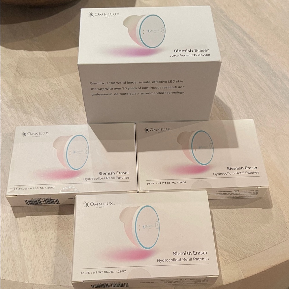 Blemish Eraser Anti-Acne LED Device - White